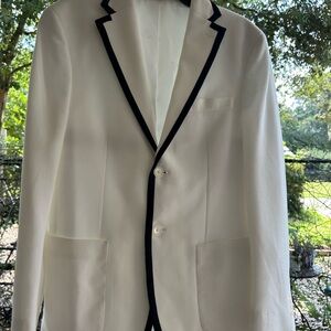 Tommy Hilfiger White Blazer with Black Trim